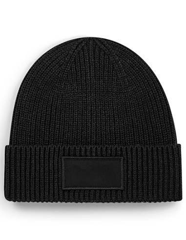 BEE-B442R-Fashion Patch Beanie